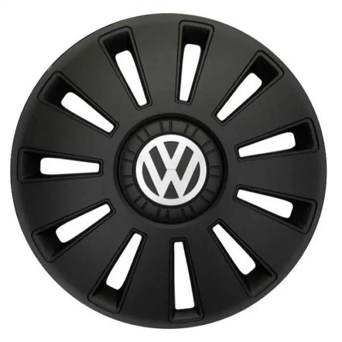Колпаки на колеса Kenguru REX Volkswagen R15 4 шт. Черный (3169963410)