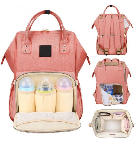 Сумка-органайзер Machine Bird для мам Рожевий - фото 4 Сумка-органайзер Machine Bird для мам Рожевий - фото 4