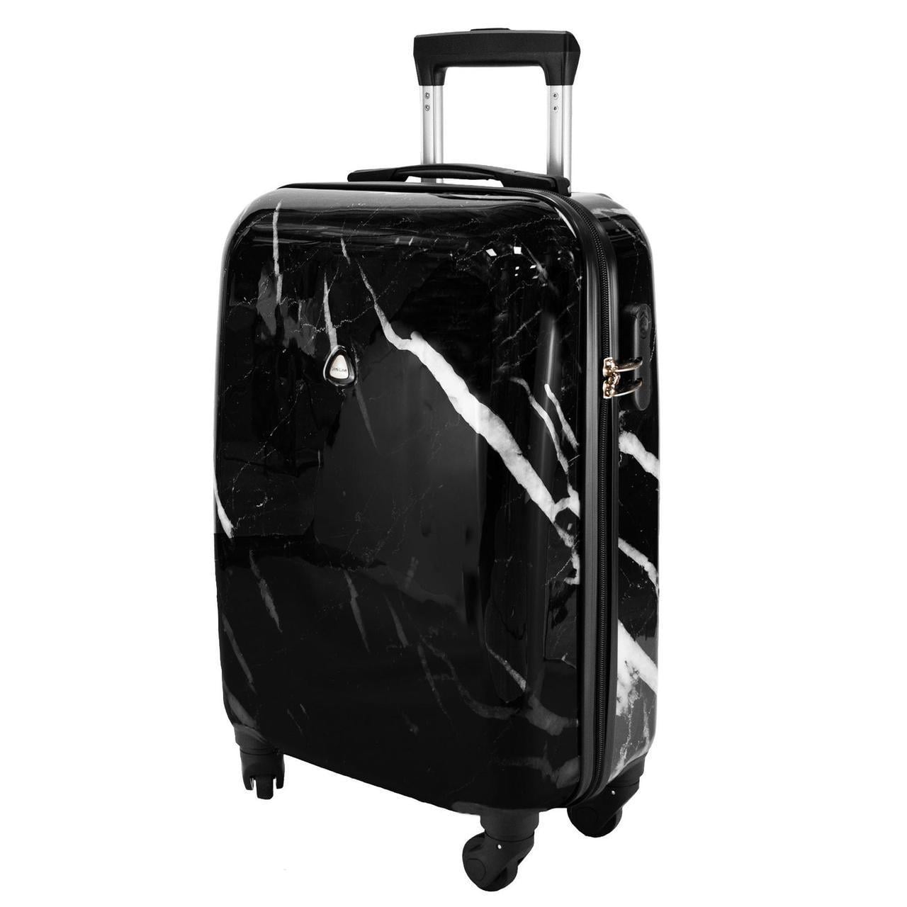 Чемодан SEMI LINE 20" S Black Marble (T5730-1)