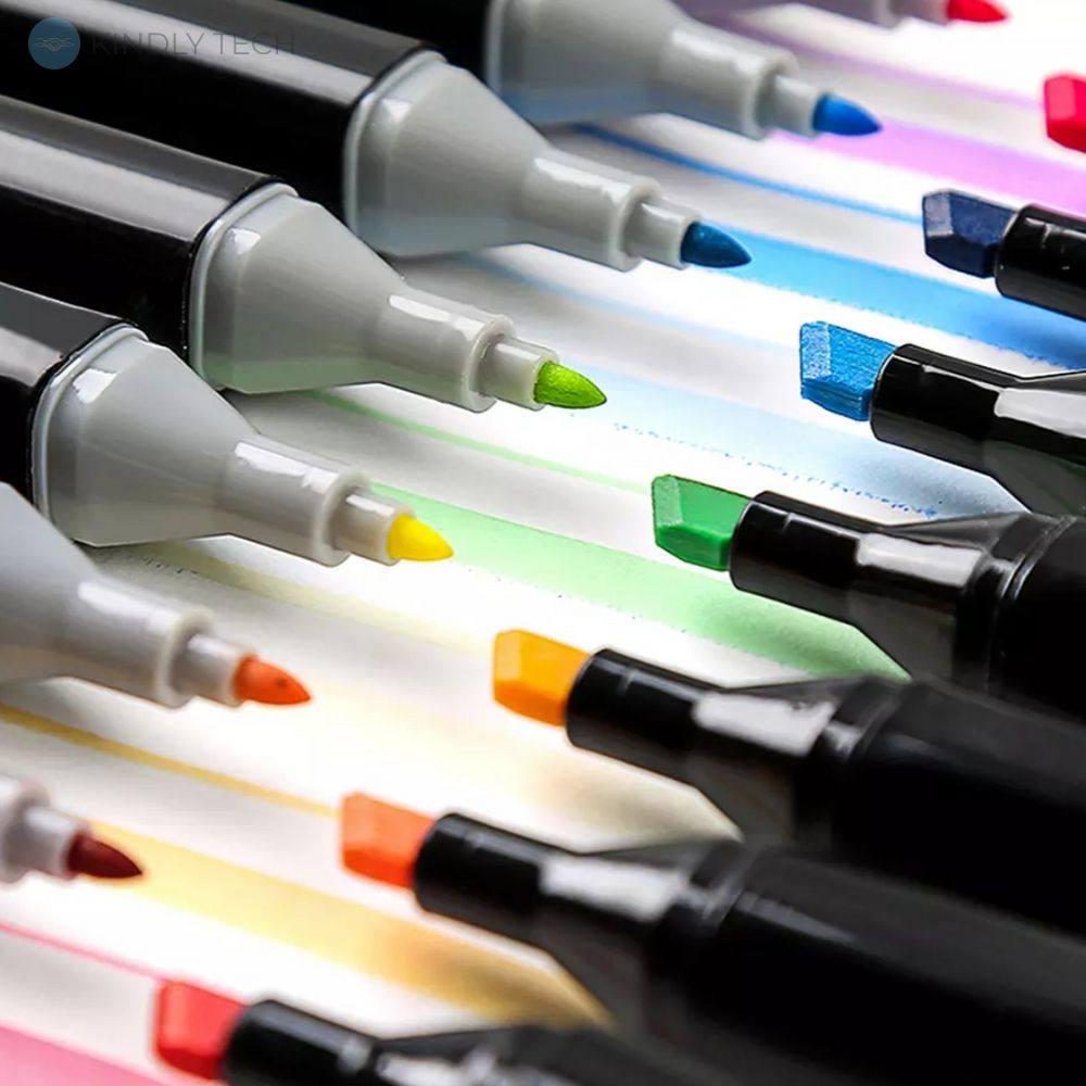 Маркеры-скетч Touch для рисования двусторонние 60 шт. Черный (100178) - фото 2 Маркеры-скетч Touch для рисования двусторонние 60 шт. Черный (100178) - фото 2