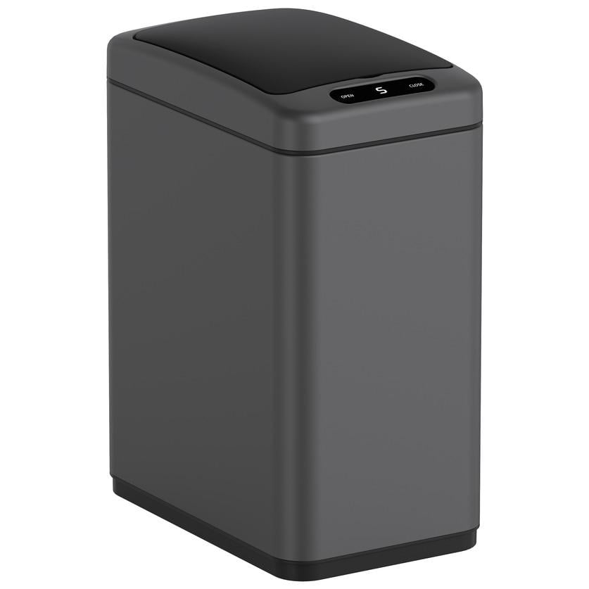 Відро для сміття сенсорне KOER TC-020408-07 KR5590 з кришкою 8 л Графітовий (270660)