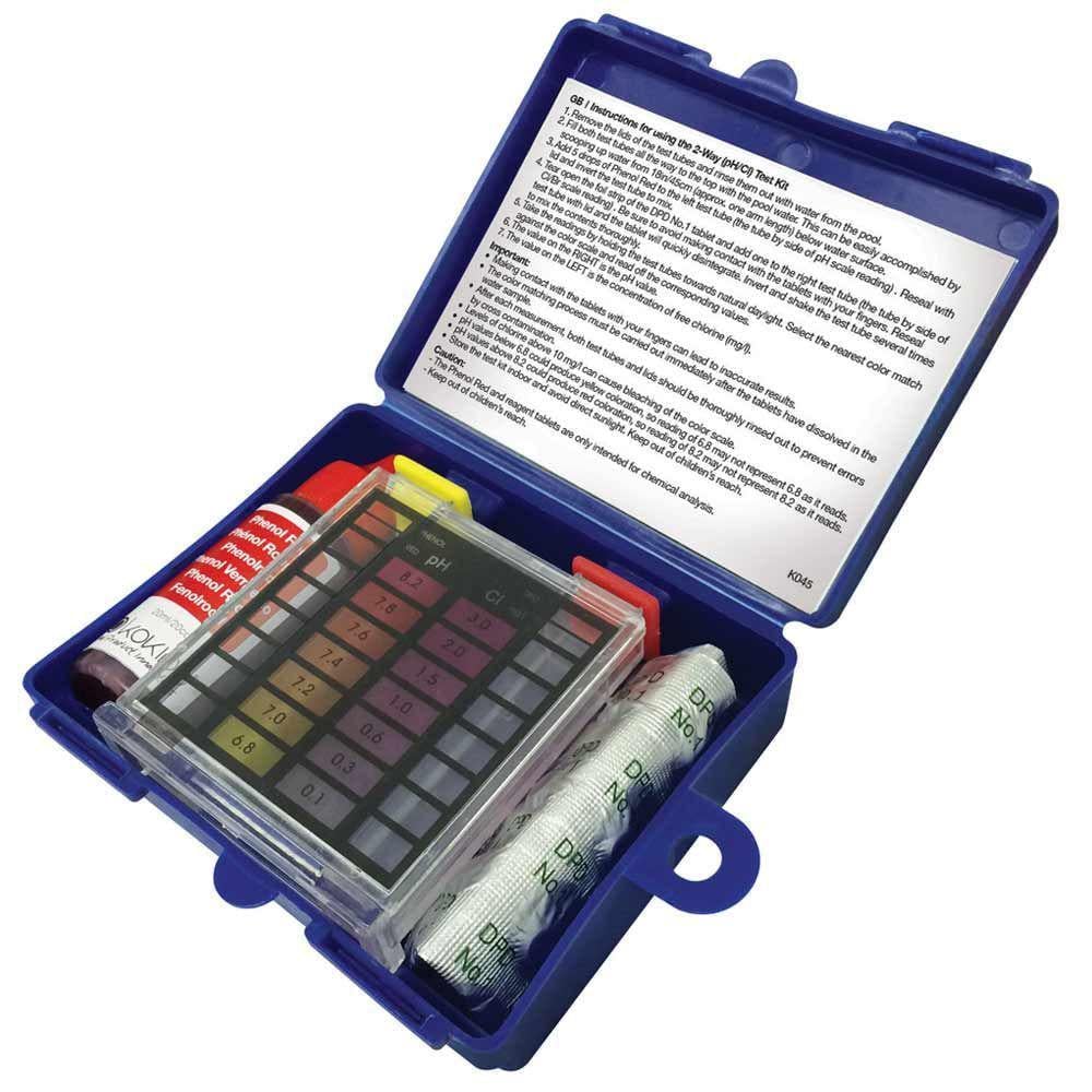 Тестер для басейну Kokido K045CBX24 20cc Phenol 20 шт. DPD двокомпонентний (2800854)
