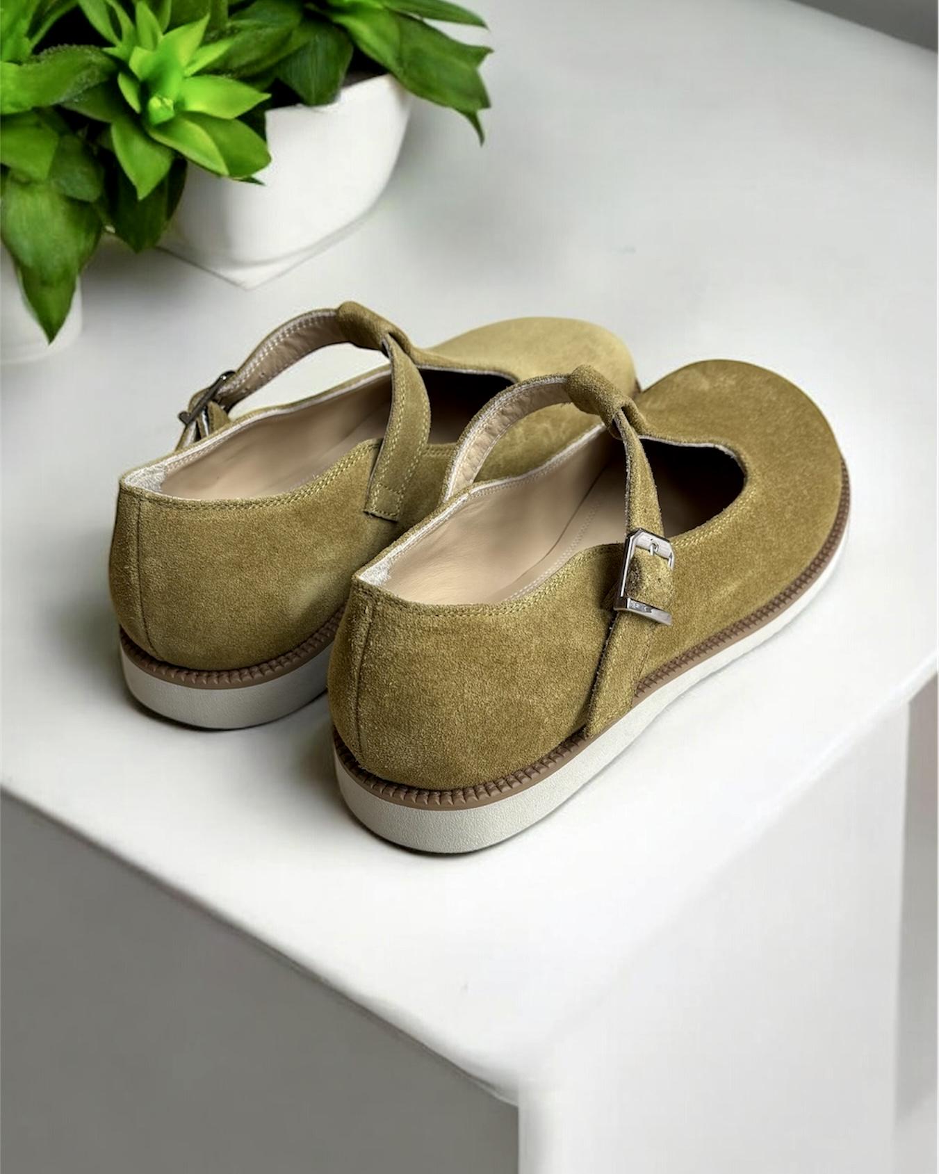 Сандалии MARANDI Mary Jane анатомические женские натуральная замша р. 38 Фисташковый (Color-Mary-38-Pictachio) - фото 5 Сандалии MARANDI Mary Jane анатомические женские натуральная замша р. 38 Фисташковый (Color-Mary-38-Pictachio) - фото 5