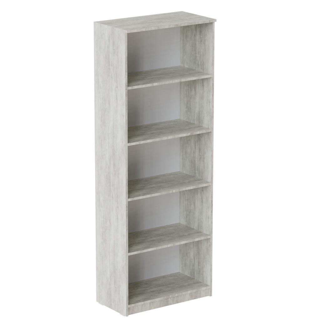 Шкаф Анжело Ferrum-decor на 5 полок 1900x800x380 мм ДСП 16 мм Бетон (FRD-105048)