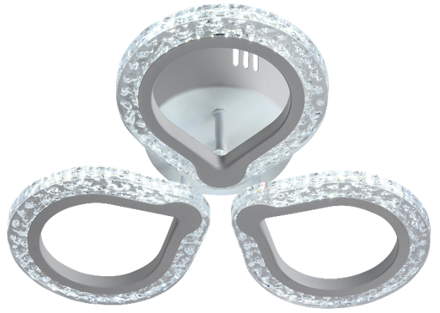 Люстра Sirius LI8422/3B WH 46W (371959)