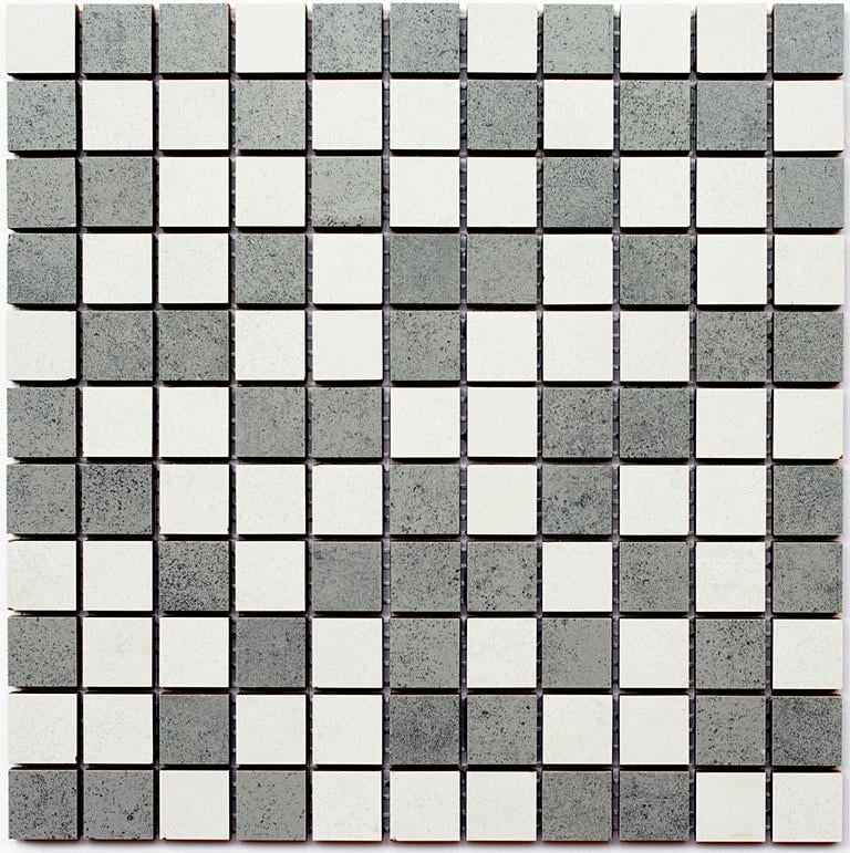 Керамическая мозаика Kotto Ceramica СМ 3030 C2 300x300x8 мм/25x25 мм Gray/White