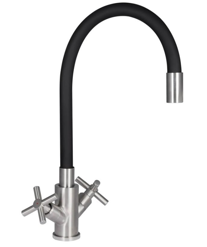 Змішувач для кухні Lidz Wind 013F3 Nickel (LDWIN013F3NKS43392)