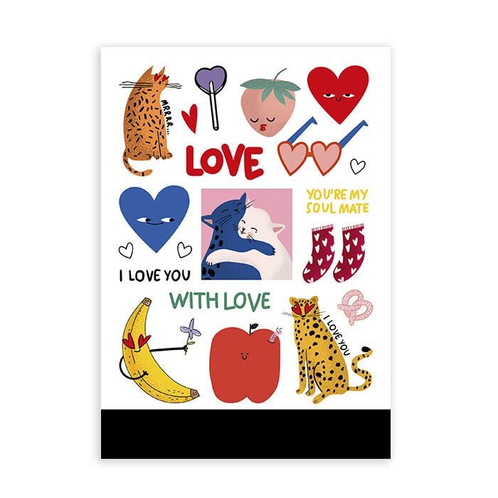 Набор наклеек Presentville Love (STR_19A030)