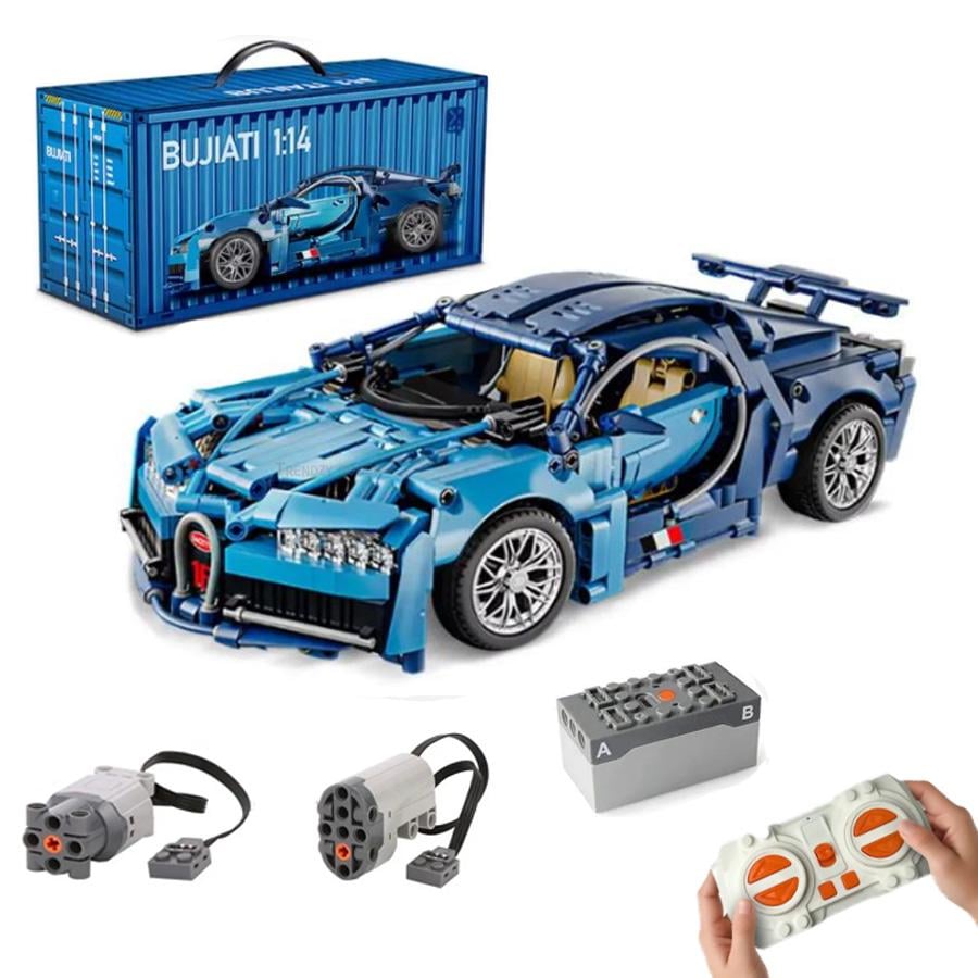 Машинка-конструктор на дистанційному керуванні Bugatti chiron 1220 деталей 1:14 (29052762)