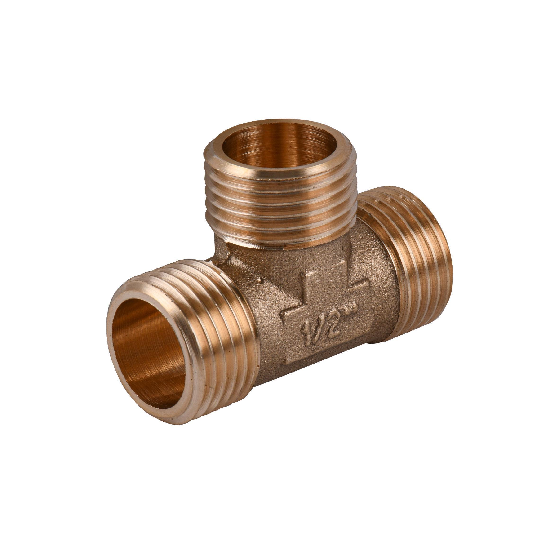 Тройник Optimum LT332S 1/2"ЗЗЗ латунный (000030993)