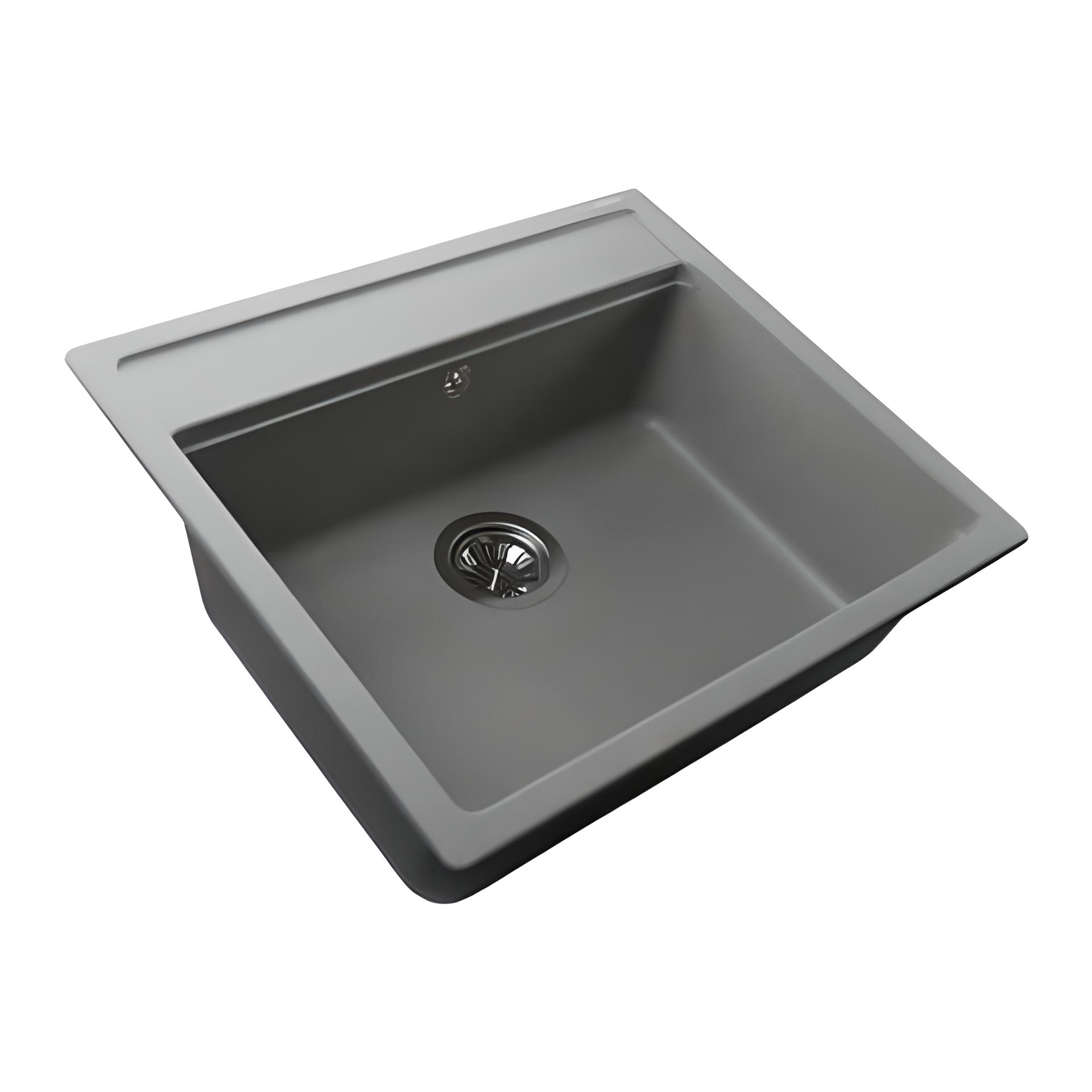 Гранитная мойка Globus Lux Volta А0005 560х500 мм Серый камень