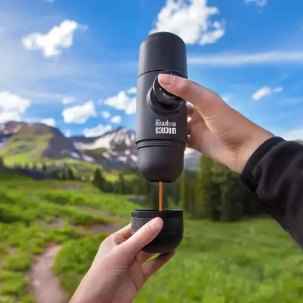 Набір для кави Wacaco Minipresso GR кавоварка/кошики/резервуар та чохол (MinipressoGRSet1) - фото 8