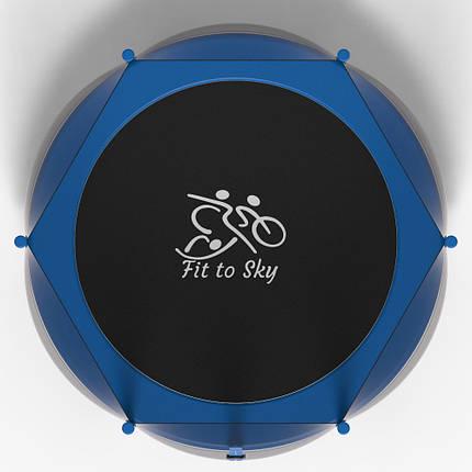 Батут FitToSky з сіткою 140 см Синій - фото 2 Батут FitToSky з сіткою 140 см Синій - фото 2