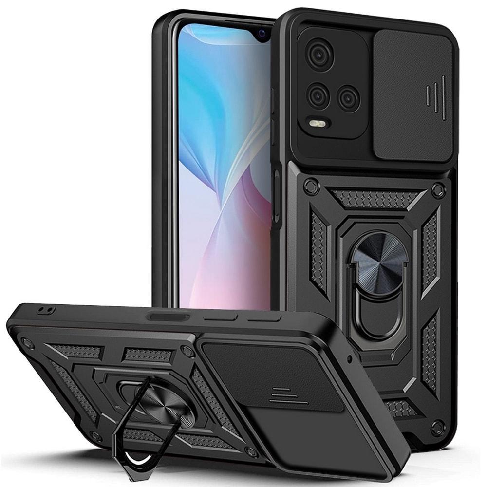 Чехол с защитой камеры 3DGuard Vivo Y33s Black (32483-2B)