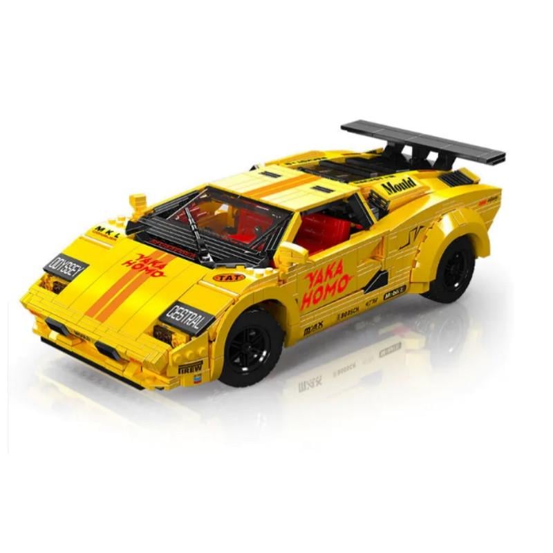 Конструктор детский Mould King TECHNIC Lamborghini Countach Машина на радиоуправлении для мальчика 1384 дет. (22773726)