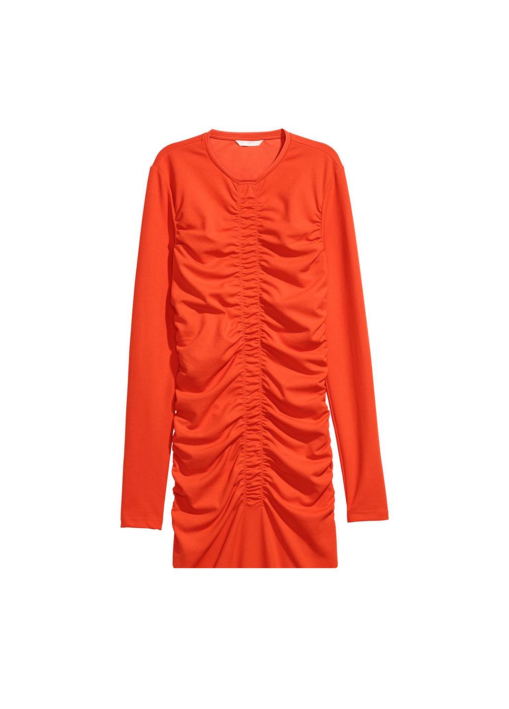 Платье H&M р. 36 Оранжевый (605757b47)