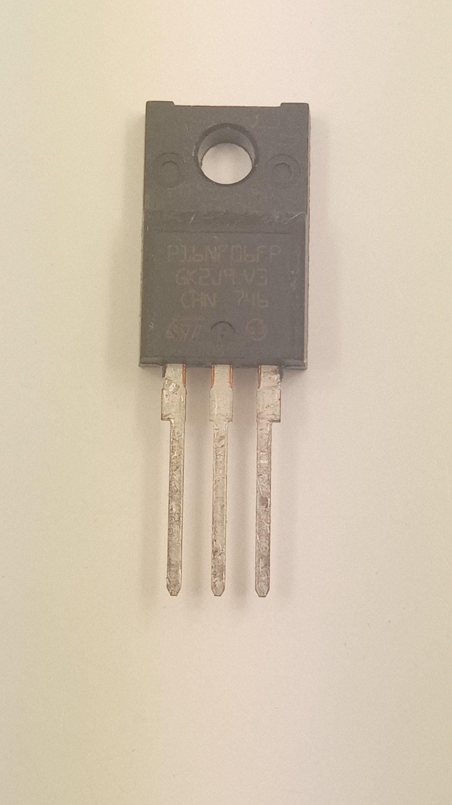 Транзистор STP16NF06FP n-channel 60V 16A 0,1Om TO-220F (06150)