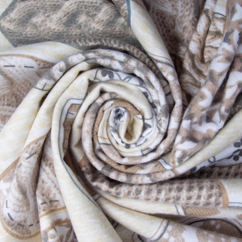 Ткань фланель хлопок 230 см Beige (2375832973)