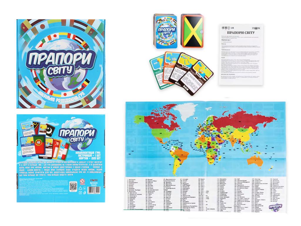 Настільна гра Strateg Прапори світу (MTT-175732)