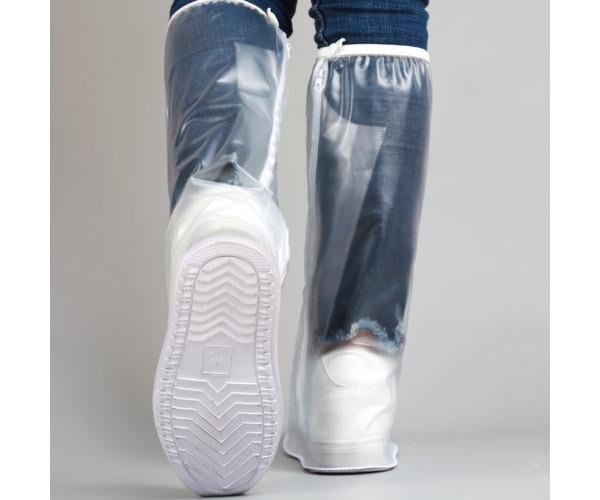 Бахіли водонепроникні високі з потовщеною підошвою 2XL р. 43-44 - фото 2 Бахіли водонепроникні високі з потовщеною підошвою 2XL р. 43-44 - фото 2