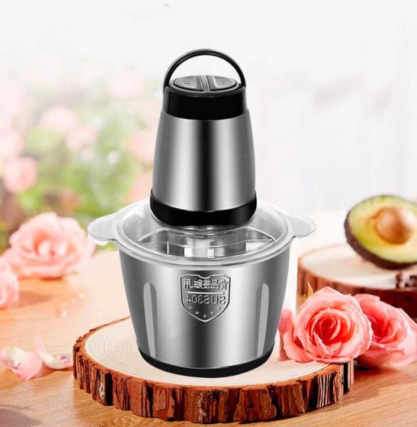 Измельчитель-блендер zp051 чаша металлическая двойное лезвие 1500 W 2 л Измельчитель-блендер zp051 чаша металлическая двойное лезвие 1500 W 2 л