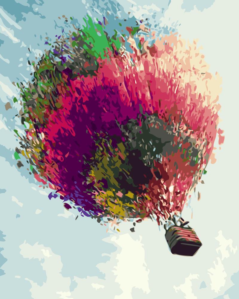 Картина по номерам Brushme Воздушный шар 40х50 см (GX3355) Картина по номерам Brushme Воздушный шар 40х50 см (GX3355)