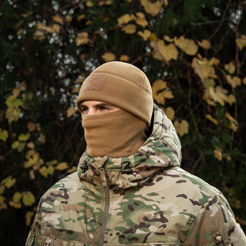 Шапка флісова M-Tac Watch Cap Elite з Velcro S Койот (5926870) - фото 10