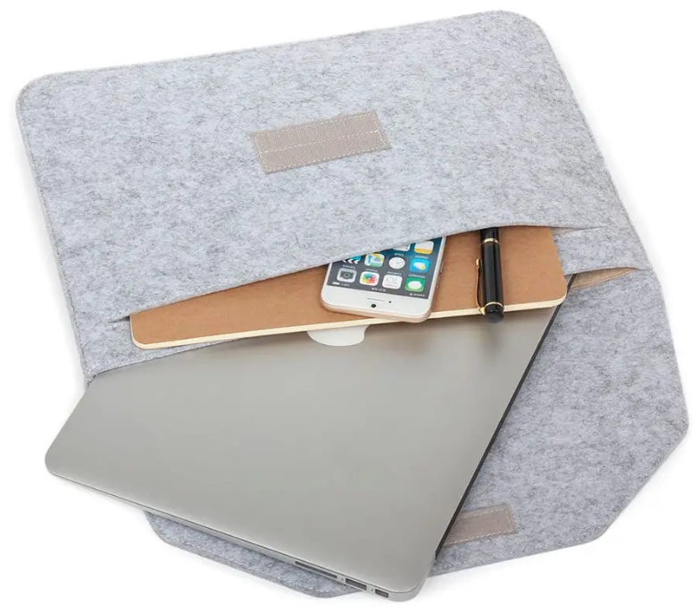 Чохол карман DK Felt Case для Apple MacBook Air/Pro 13/13,3/14" Gray - фото 2