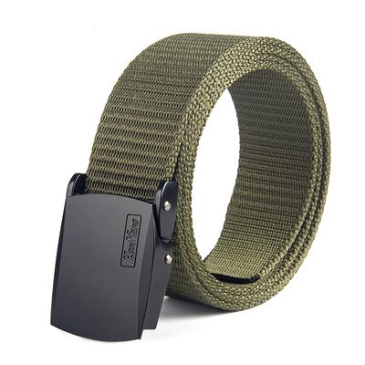 Ремінь 300.90 з автоматичною чорною пряжкою Темно-зелений