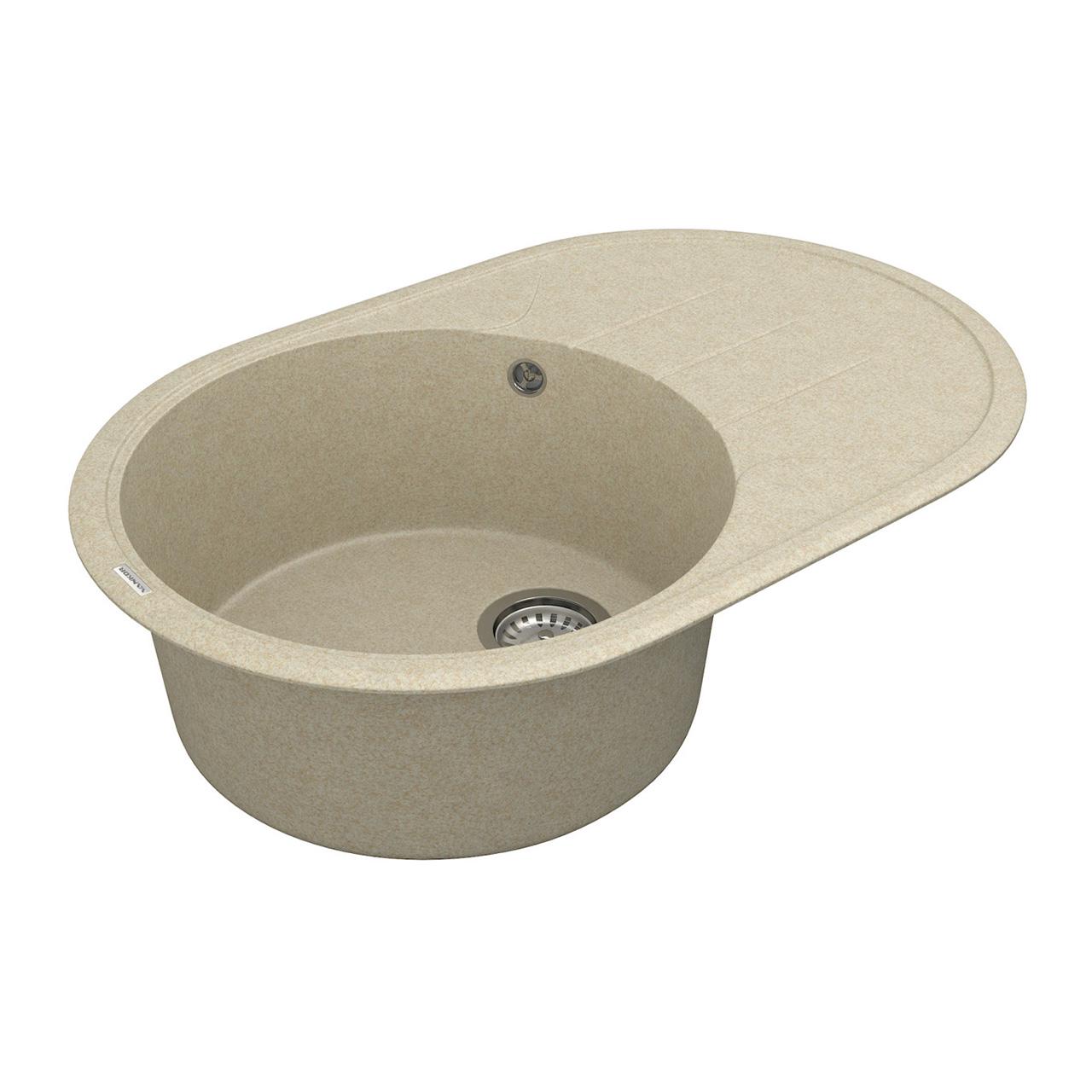 Мойка кухонная Vankor Sity SMO 02.78 + сифон 765х500х200 мм Beige - фото 4 Мойка кухонная Vankor Sity SMO 02.78 + сифон 765х500х200 мм Beige - фото 4