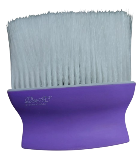 Парикмахерская ДенІС professional большая плоская белая щетина Сиреневый (1874030240)