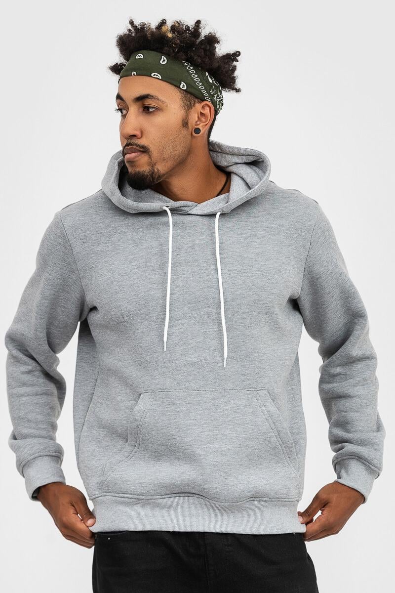 Худі чоловіче базове утеплене RAY BASIC 0401 UNISEX XXL Сірий