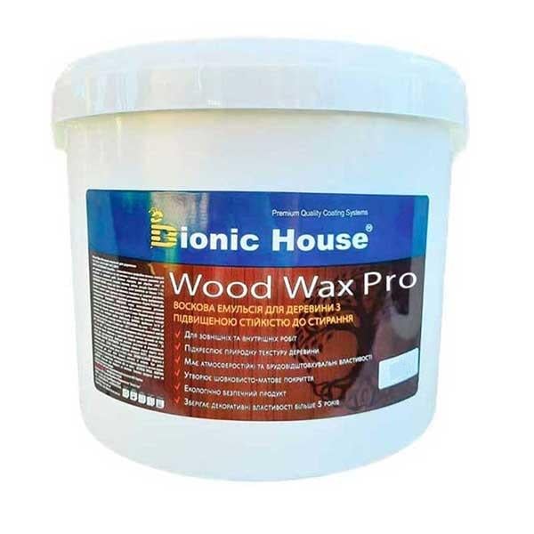 Краска-воск для дерева Wood Wax Pro 2,5 л Бесцветная (14717899) - фото 1