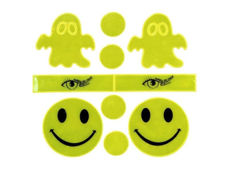 Светоотражающие наклейки Compass DO 01581 универсальные Желтый