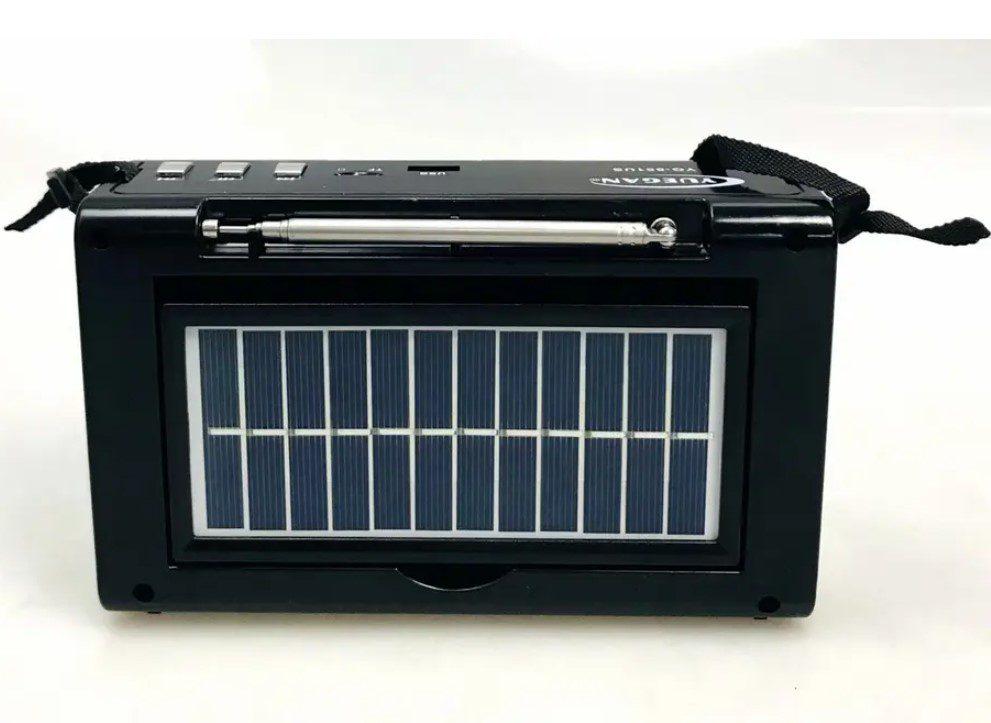 Радіоприймач з ліхтариком VOLTRONIC YUEGAN YG-851US Bluetooth Solar акумулятор - фото 2