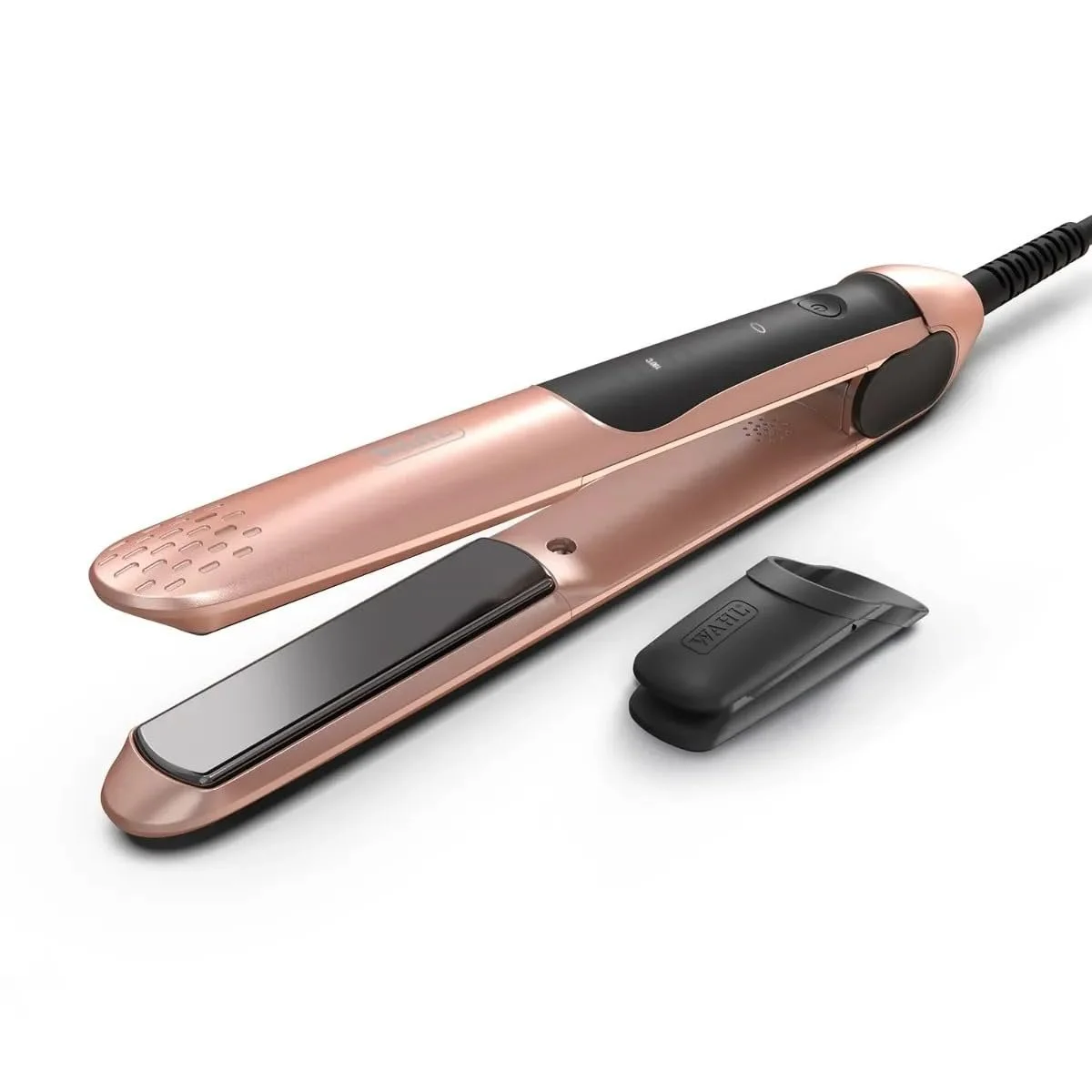 Выпрямитель для волос профессиональный Wahl Pro Glide с кератиновыми пластинами Rose Gold