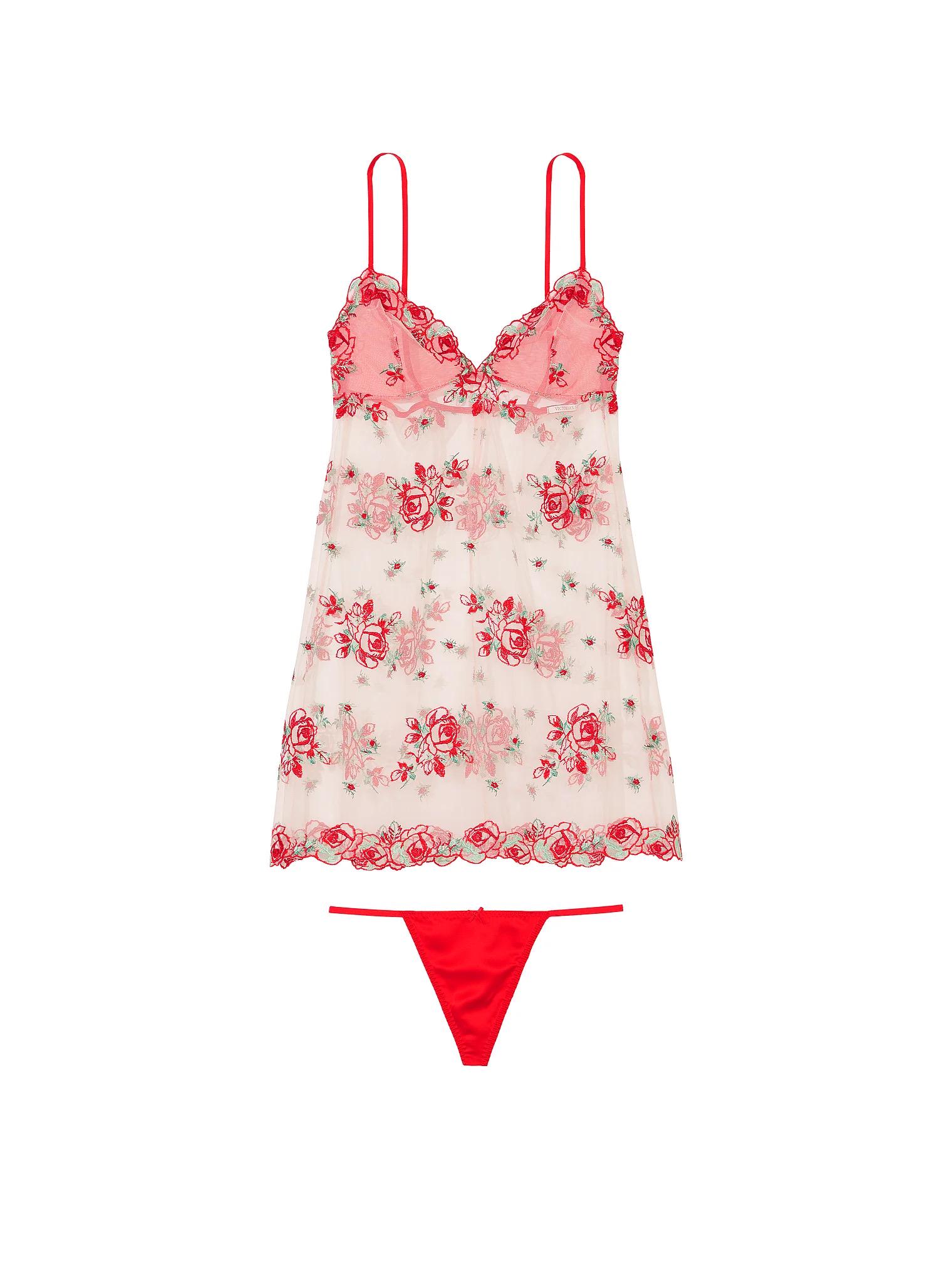 Пеньюар Victoria's Secret floral embroidery XS (0005) - фото 3