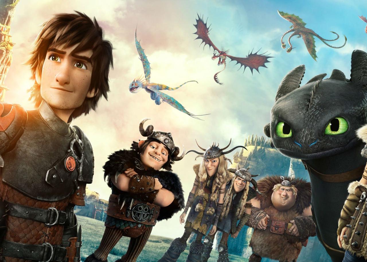 Картина GeekLand How to train your dragon Poster 40х60 см (HD.09.003)