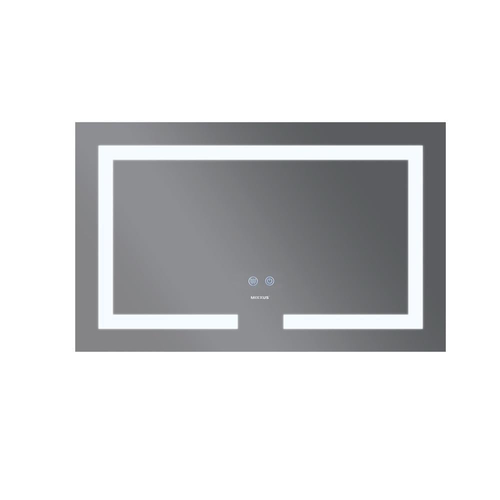 Зеркало для ванной комнаты MIXXUS HARD MR07 LED Touch/Anti-fog/димер/регулировкой яркости 50x80 см (MI6658)