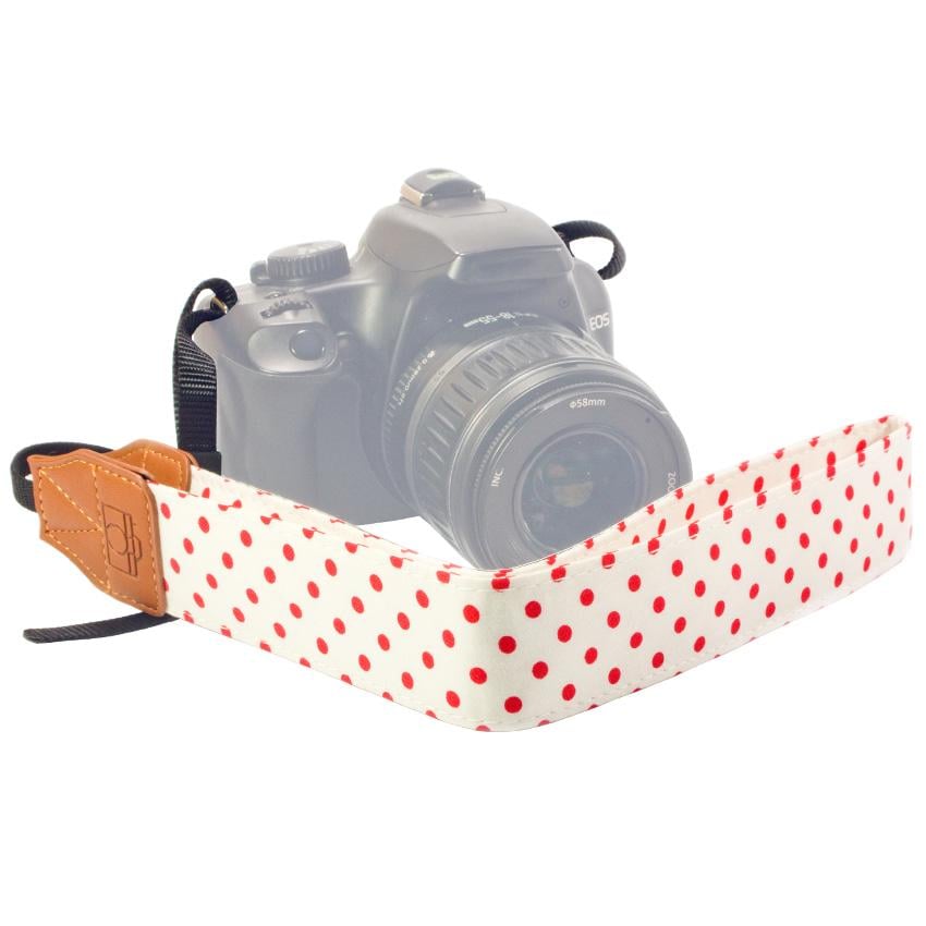 Ремінь нашийний Dot style для фото камери Red - фото 3 Ремінь нашийний Dot style для фото камери Red - фото 3