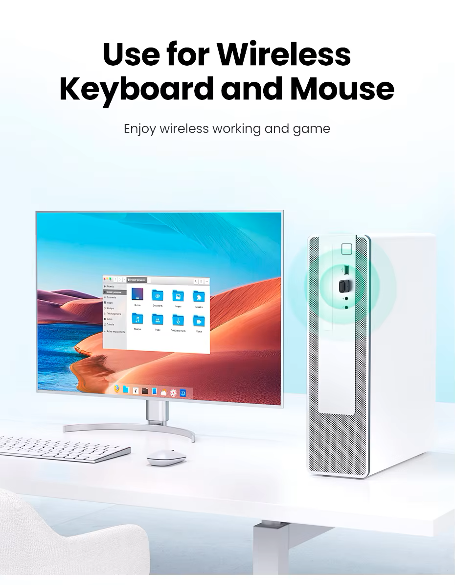 Адаптер для ПК UGREEN CM748 Bluetooth 5.4 (2000135) - фото 7 Адаптер для ПК UGREEN CM748 Bluetooth 5.4 (2000135) - фото 7