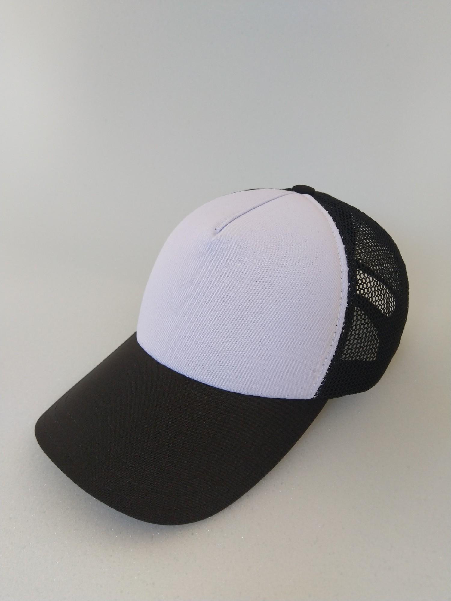 Кепка Lider Rapper сітка One size 55-60 см Чорний/Білий (24710993)