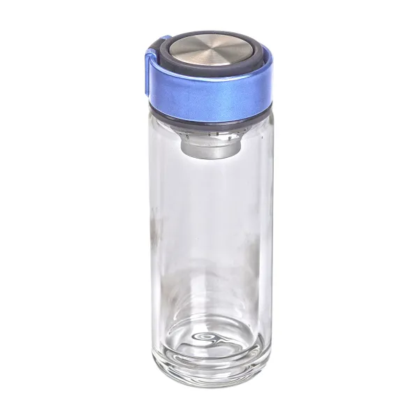 Термос для напитков YIWU с двойными стенками и ситечком 300 мл Синий (147-107-HP-14-39BL) - фото 2 Термос для напитков YIWU с двойными стенками и ситечком 300 мл Синий (147-107-HP-14-39BL) - фото 2