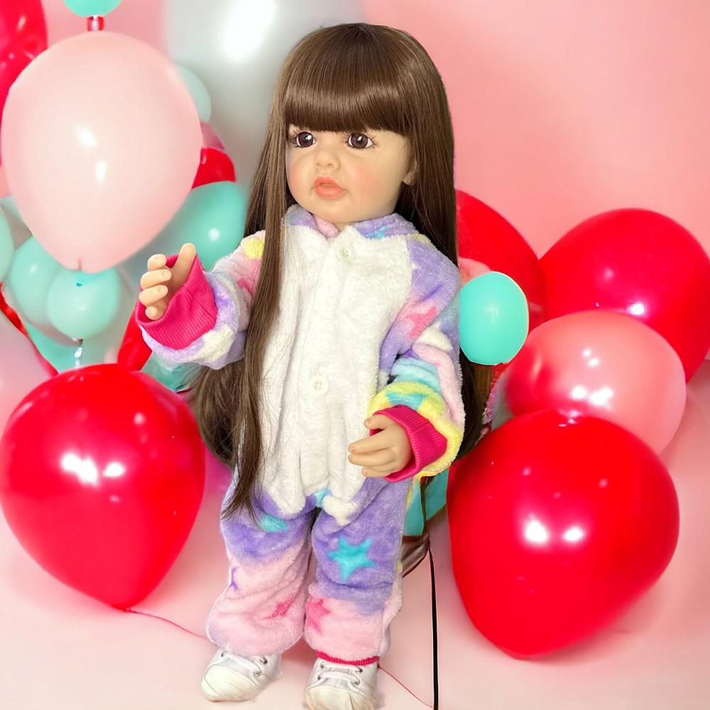 Лялька Reborn Конді силіконова 55 см (NPK DOLL) - фото 4