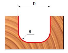 Фреза концевая Freud 19-12612P D19 h15,9 H66,7 (19-12612P) - фото 2