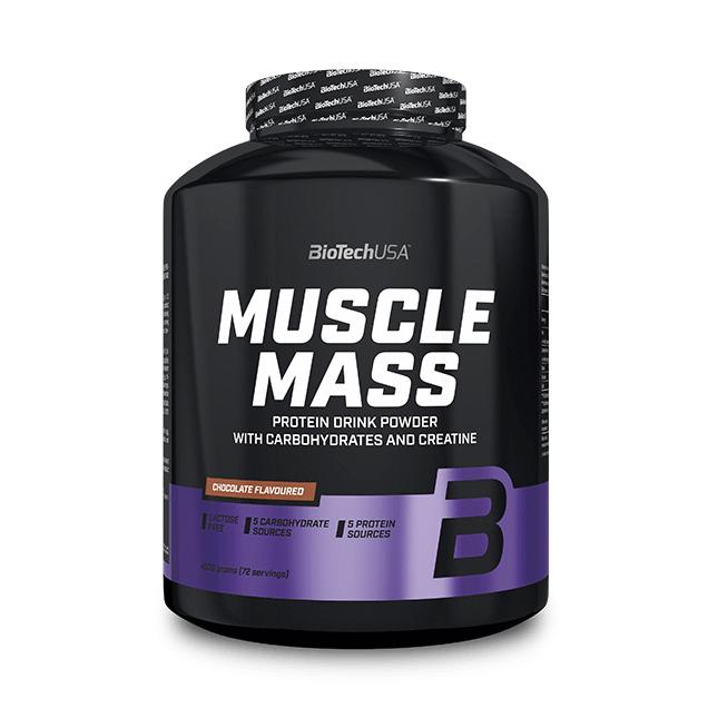 Гейнер BioTech Muscle Mass 4 кг Ваниль Гейнер BioTech Muscle Mass 4 кг Ваниль