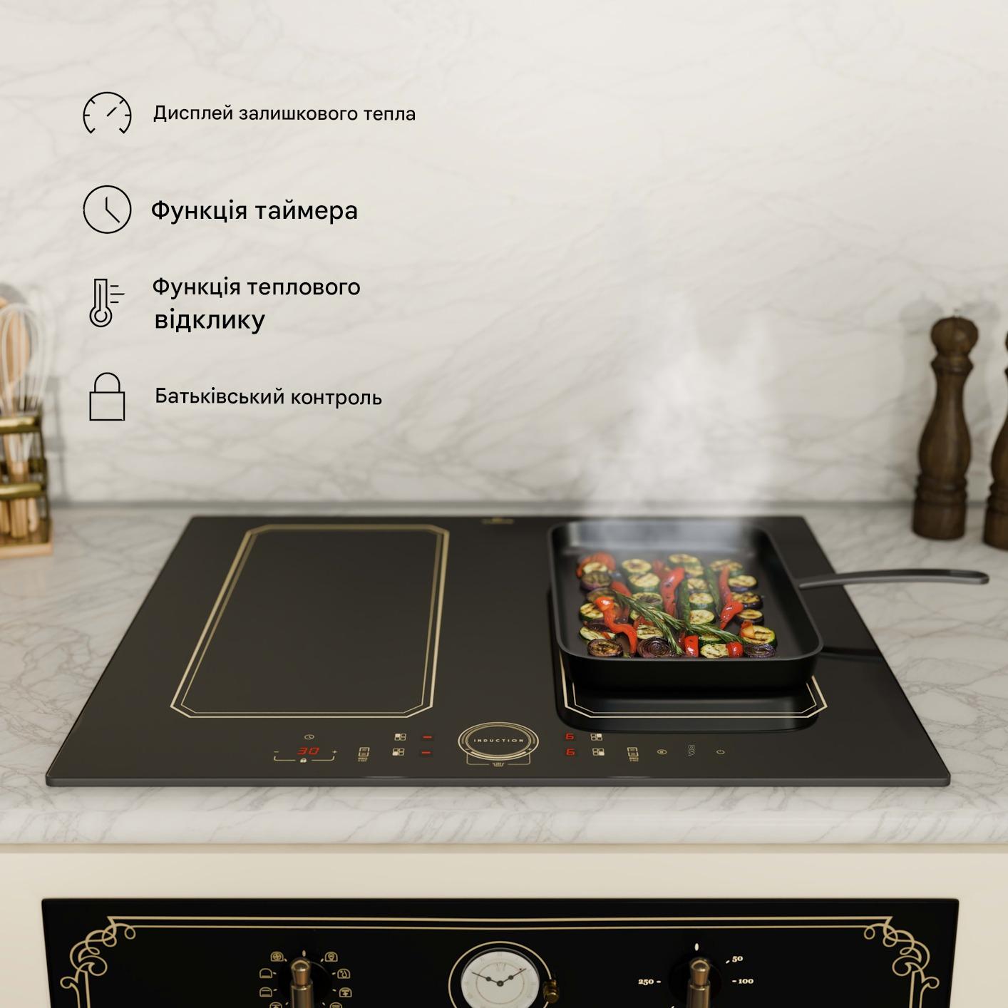 Плита индукционная KLARSTEIN KLARSTEIN Victoria 60 см 7400 Вт (10040201) - фото 4