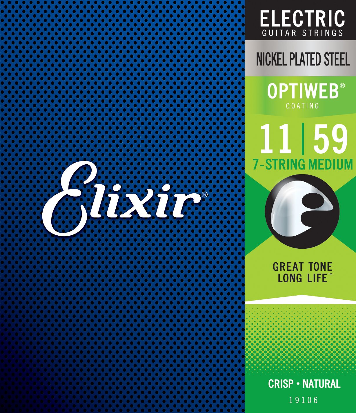 Струны Elixir 19106 OPTIWEB 11-59 - 7 string Medium (587)