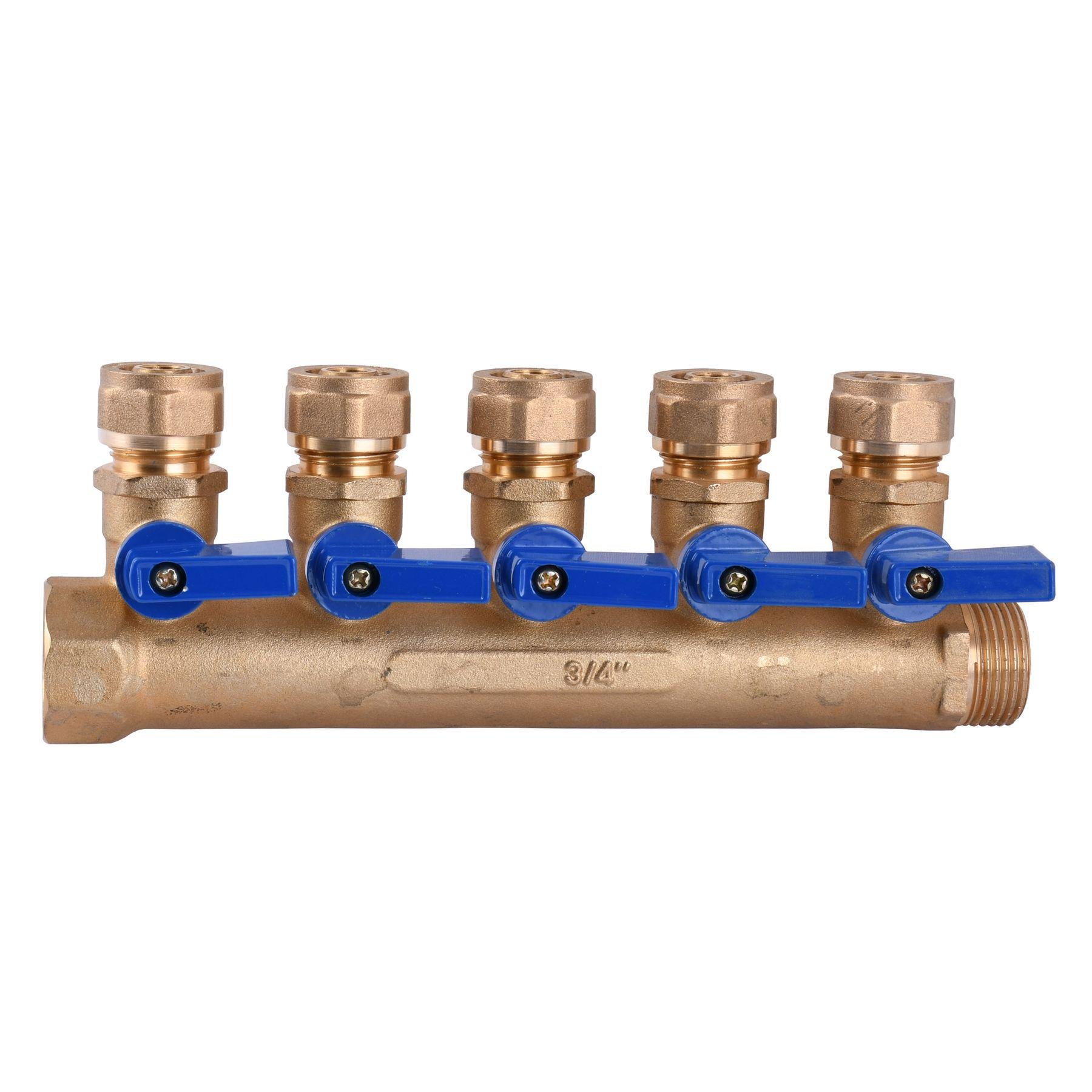 Колектор Cristal 3/4х16" 5-ою з перекриванням NM-1018(000001472)