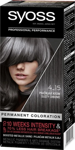 Краска для волос Syoss 115 мл 4-15 Дымчатый хром